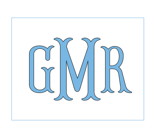 Monogramed Baby Bibs
