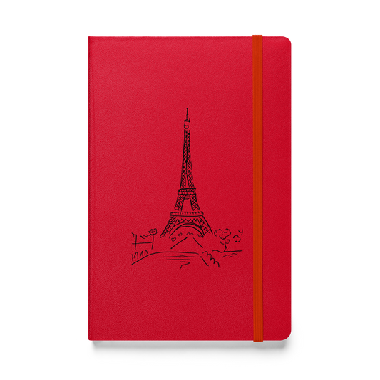 Eiffel Tower Hardcover bound notebook