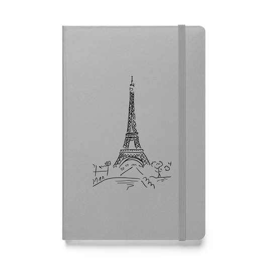 Eiffel Tower Hardcover bound notebook