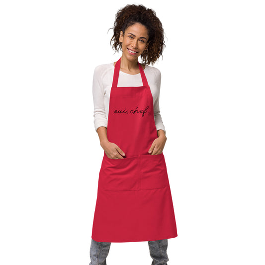 Oui Chef! Organic Cotton Apron