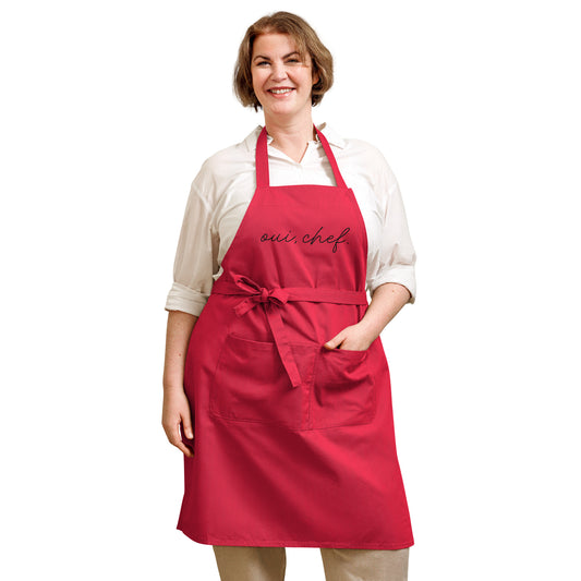 Oui Chef! Organic Cotton Apron