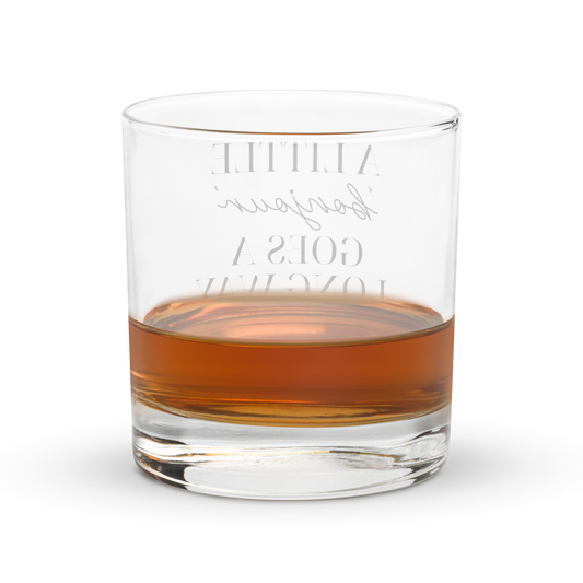 Bonjour Rocks Glass